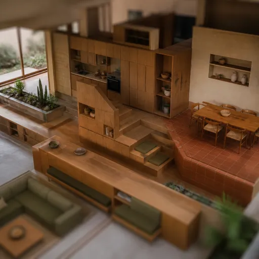 Quand le mobilier façonne l'espace : la montée en puissance du design intégré en architecture
